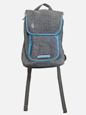 Timbuk2 Tuck Laptop Backpack Sunset Grey & Cyan Flip-Top Commuter Bag